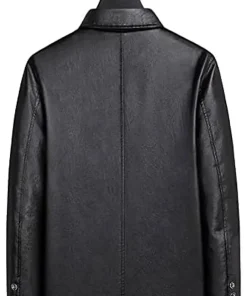 mens-casual-simple-black-faux-leather-jacket