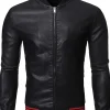 mens-casual-solid-slim-fit-black-faux-leather-bomber-jacket