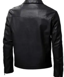 mens-classic-collar-black-faux-leather-biker-jacket