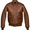 mens-classic-collar-brown-faux-leather-bomber-jacket