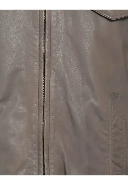 mens-classic-dove-grey-faux-leather-bomber-jacket