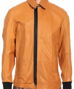 mens-classic-tan-faux-leather-bomber-jacket
