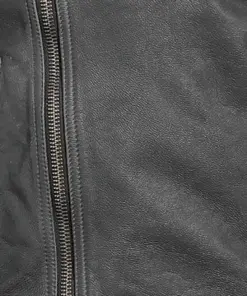 mens-dark-grey-faux-leather-jacket