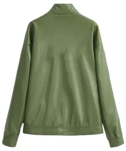 mens-drop-shoulder-green-faux-leather-jacket