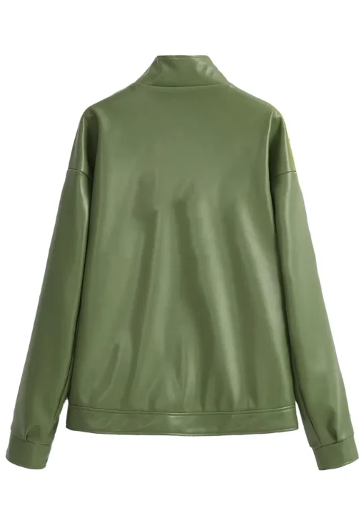 mens-drop-shoulder-green-faux-leather-jacket