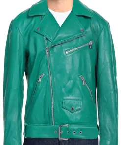 mens-emerald-green-faux-leather-jacket