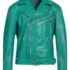 mens-emerald-green-faux-leather-jacket