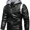 mens-faux-leather-black-bomber-jacket-with-removable-hood