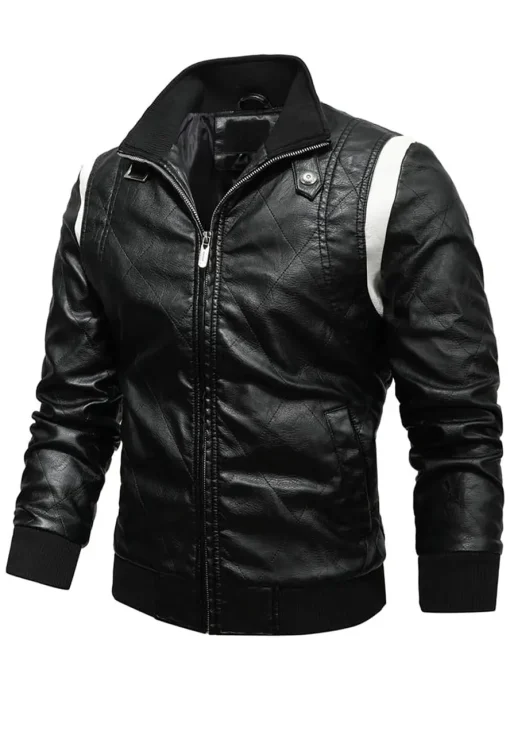 mens-faux-leather-black-bomber-jacket-with-removable-hood