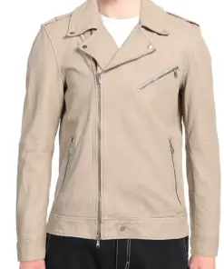 mens-lapel-collar-light-grey-faux-leather-biker-jacket