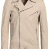 mens-lapel-collar-light-grey-faux-leather-biker-jacket