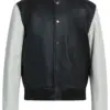 mens-long-sleeve-faux-leather-black-bomber-jacket