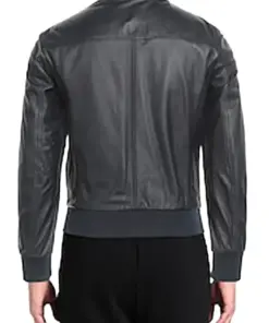 mens-midnight-bomber-blue-faux-leather-jacket