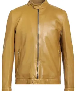 mens-mustard-faux-leather-biker-jacket