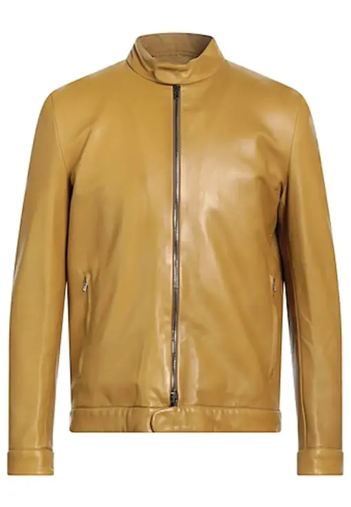 mens-mustard-faux-leather-biker-jacket