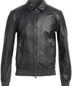 mens-night-blue-faux-leather-bomber-jacket