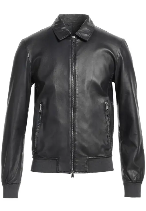 mens-night-blue-faux-leather-bomber-jacket