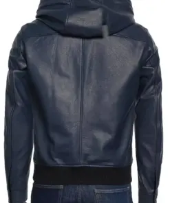 mens-night-blue-faux-leather-hooded-bomber-jacket