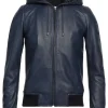 mens-night-blue-faux-leather-hooded-bomber-jacket