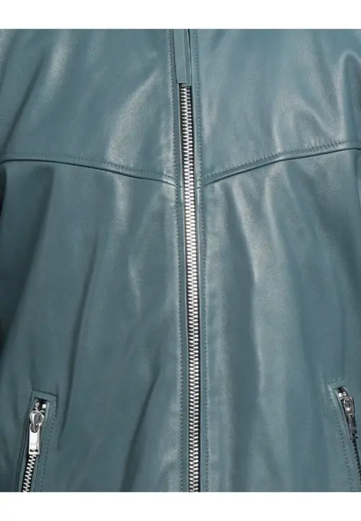 mens-pastel-blue-faux-leather-jacket
