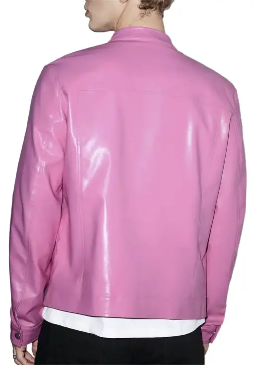mens-pink-faux-leather-jacket