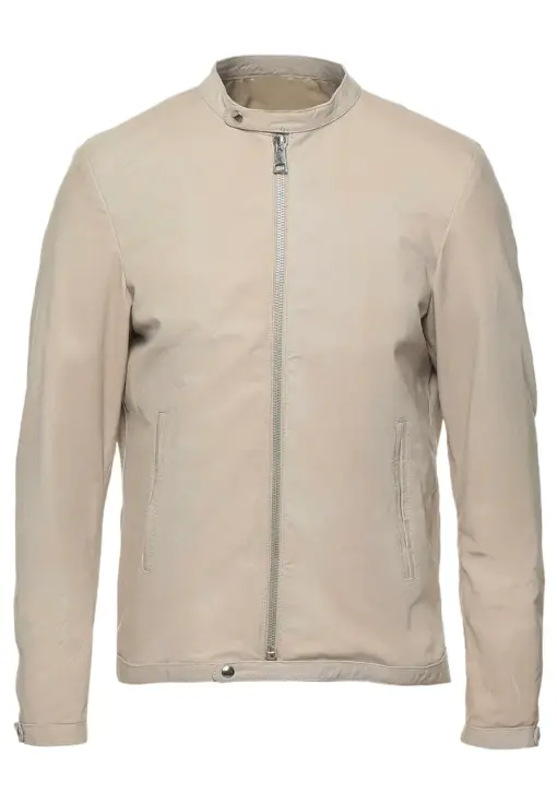 mens-plain-dove-gray-faux-leather-jacket