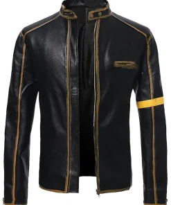 mens-punk-style-black-faux-leather-motobiker-jacket