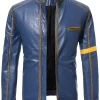 mens-punk-style-dark-blue-faux-leather-motobiker-jacket