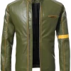 mens-punk-style-green-faux-leather-motobiker-jacket