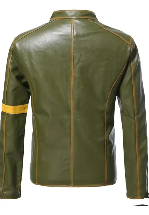 mens-punk-style-green-faux-leather-motobiker-jacket