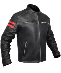 mens-quilted-red-stripe-black-faux-leather-biker-jacket