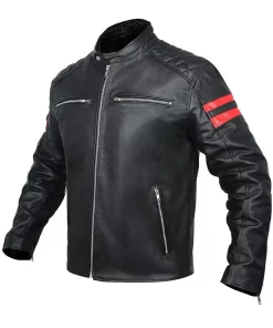 mens-quilted-red-stripe-black-faux-leather-biker-jacket
