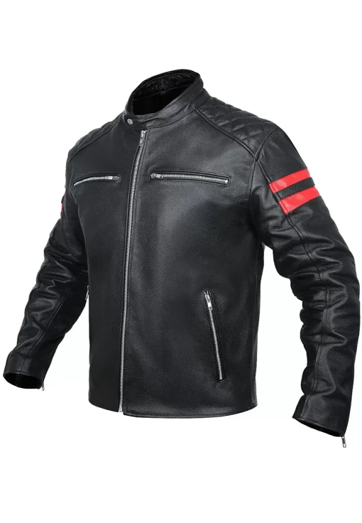 mens-quilted-red-stripe-black-faux-leather-biker-jacket