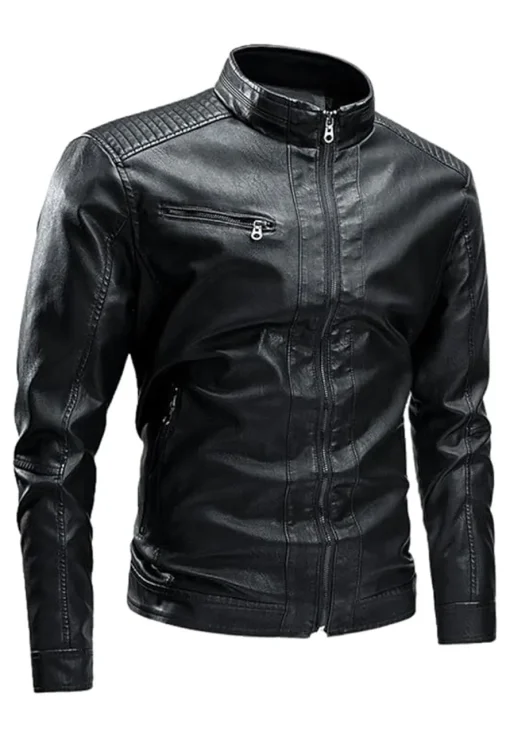 mens-quilted-shoulder-black-faux-leather-biker-jacket