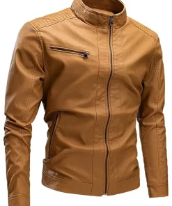 mens-quilted-shoulder-camel-faux-leather-biker-jacket