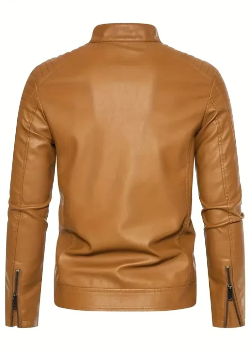 mens-quilted-shoulder-camel-faux-leather-biker-jacket