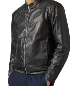 mens-rich-black-faux-leather-biker-jacket