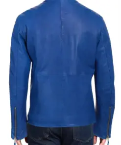 mens-round-collar-blue-faux-leather-bomber-jacket