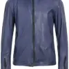 mens-round-collar-navy-blue-faux-leather-biker-jacket