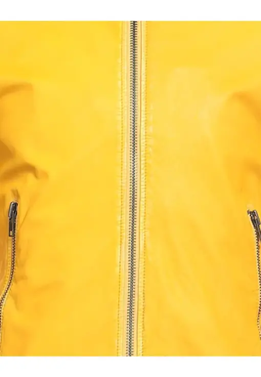 mens-round-collar-yellow-faux-leather-biker-jacket