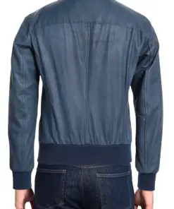 mens-slate-blue-faux-leather-bomber-jacket