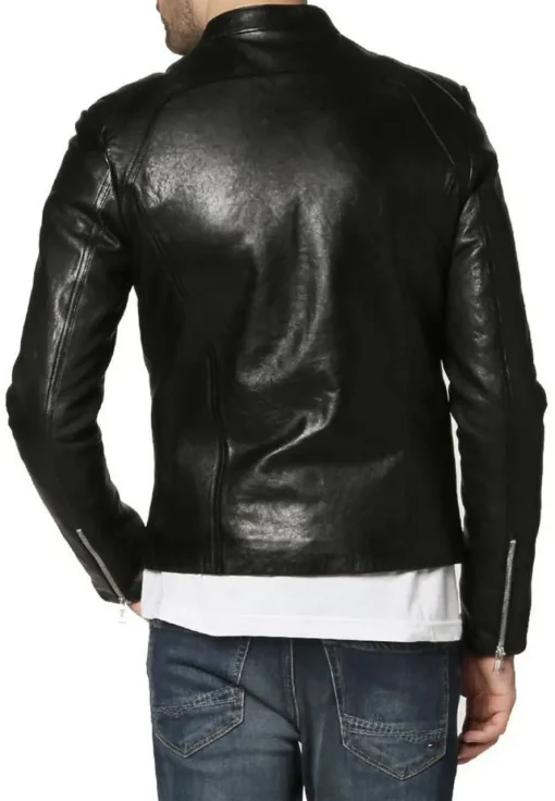 mens-slim-fit-black-faux-leather-biker-jacket