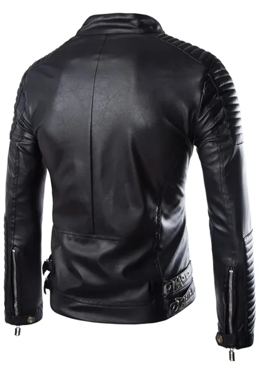 mens-slim-fit-zip-up-black-faux-leather-biker-jacket