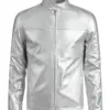 mens-stand-collar-silver-faux-leather-jacket