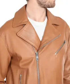 mens-tan-brown-biker-faux-leather-jacket