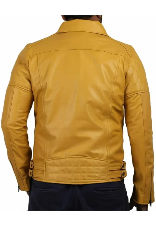 mens-trendy-yellow-faux-leather-biker-jacket