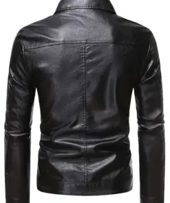 mens-vintage-black-faux-leather-slim-fit-jacket