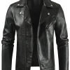 mens-vintage-notched-lapel-black-faux-leather-biker-jacket