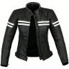 mens-white-stripe-black-faux-leather-biker-jacket