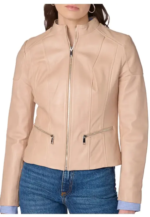 beige-faux-leather-jacket